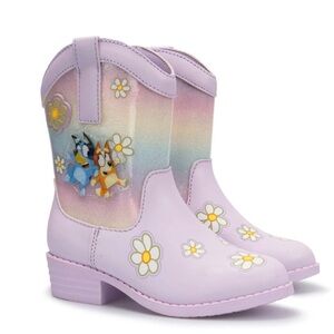 Bluey Toddler Daisy Light-Up Cowboy Boots Size 12